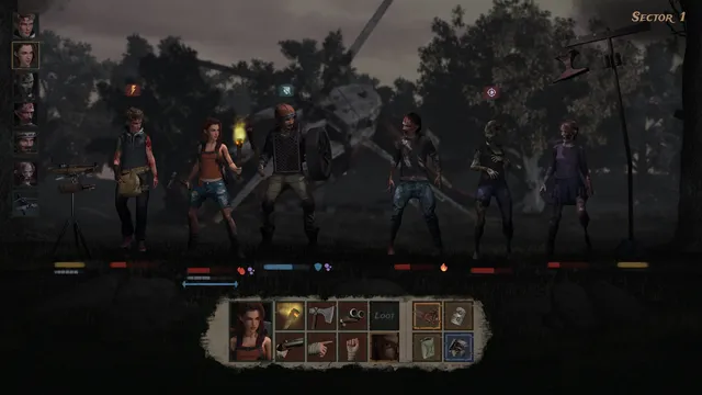 Combate contra una horda de zombis