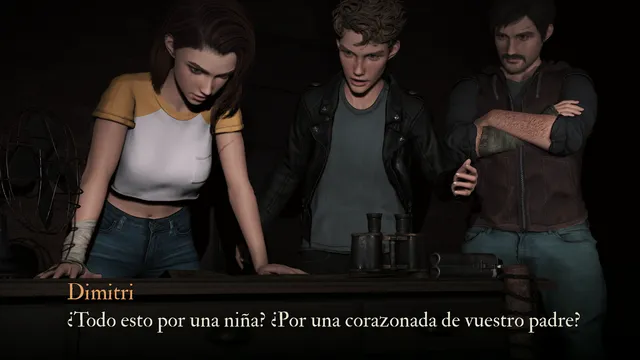 Escena narrativa: Dimitri cuestiona el plan